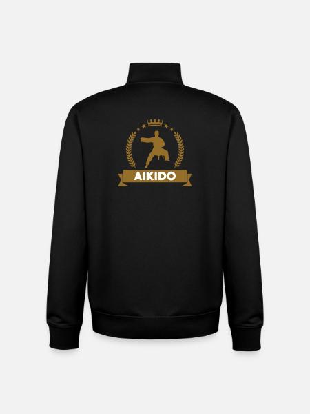 Aikido – Kampfsport – Aikido - Unisex Organic Zip Sweatshirt von Stanley/Stella - Schwarz