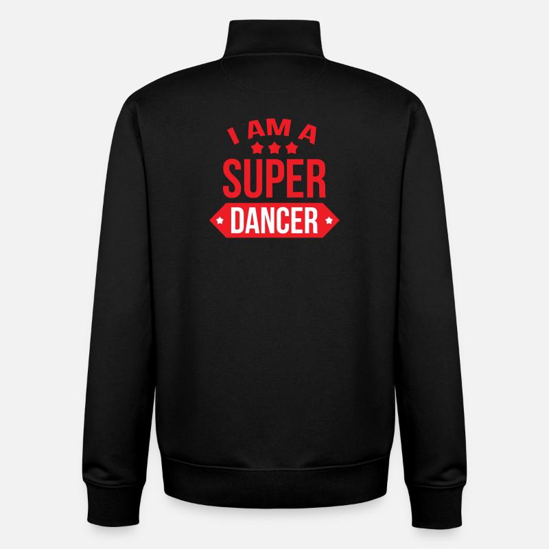 I'm a great dancer - Unisex Organic Zip Sweatshirt by Stanley/Stella - black