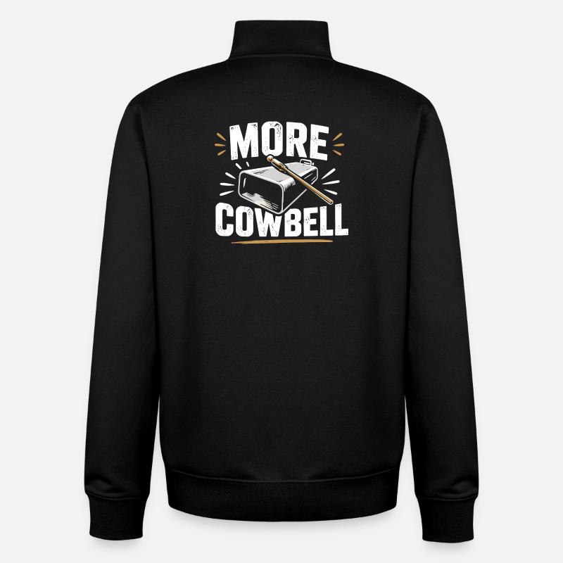 Mehr Kuhglocke - Unisex Organic Zip Sweatshirt von Stanley/Stella - Schwarz