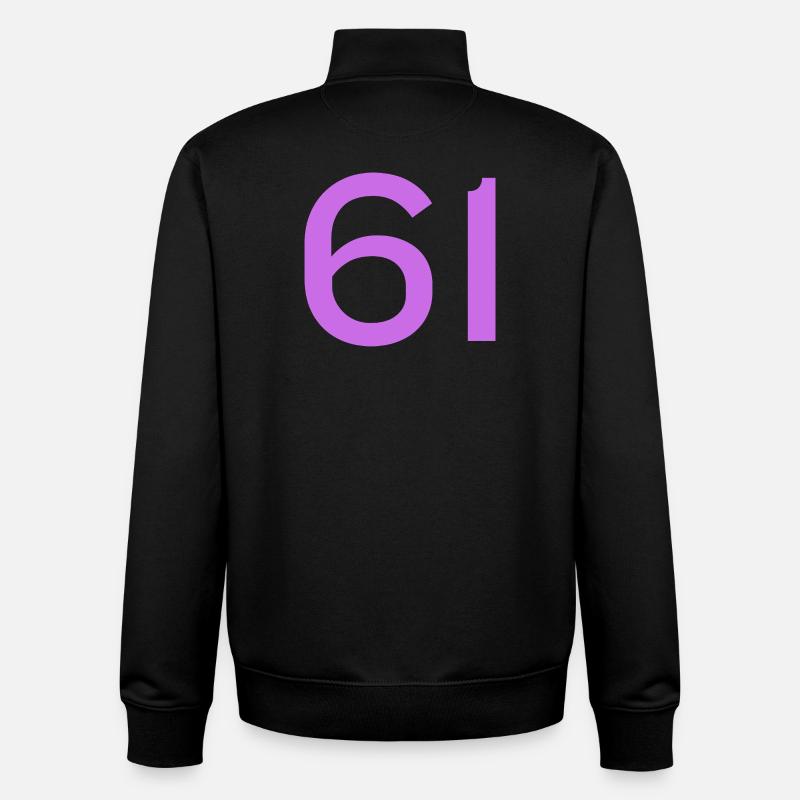 61 - Sweat zippé unisexe en coton bio Stanley/Stella - noir