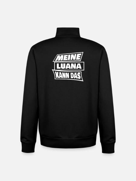 Meine Luana Kann Das Bold-Statement - Unisex Organic Zip Sweatshirt von Stanley/Stella - Schwarz