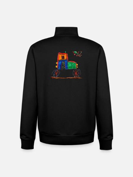 VUS Vision 1964 - Sweat zippé unisexe en coton bio Stanley/Stella - noir