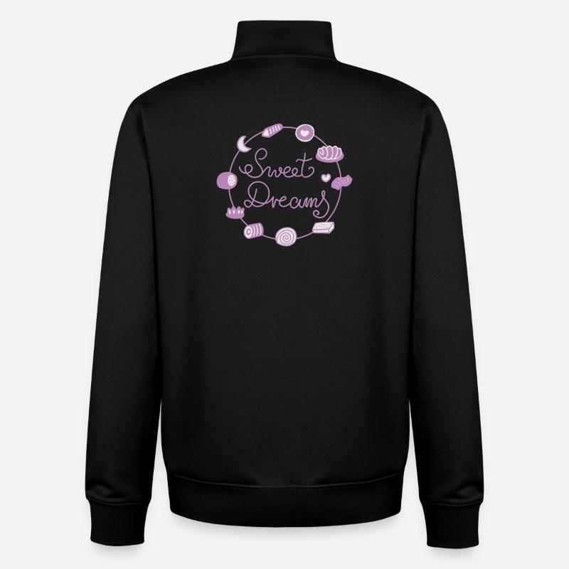 Faites de beaux rêves - Sweat zippé unisexe en coton bio Stanley/Stella - noir