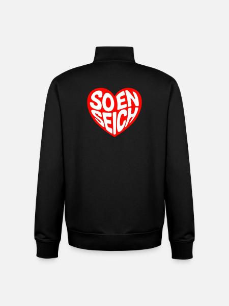 So en seich - Unisex Organic Zip Sweatshirt by Stanley/Stella - black