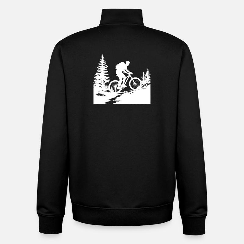 VTT VTT - Sweat zippé unisexe en coton bio Stanley/Stella - noir