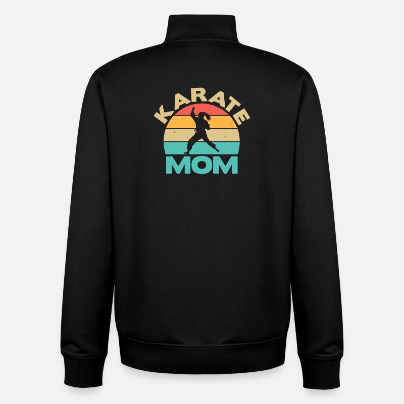 Karate Training Gifts Karate Training - Unisex Organic Zip Sweatshirt by Stanley/Stella - black