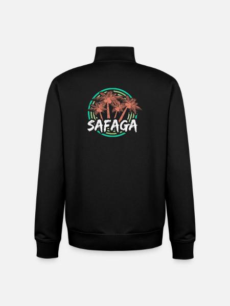 Safaga Holidays - Unisex Organic Zip Sweatshirt by Stanley/Stella - black