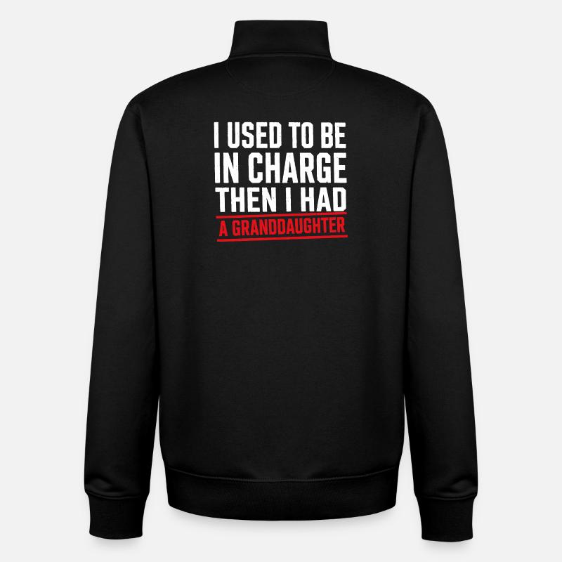 Früher Chef Jetzt Großmutter - Unisex Organic Zip Sweatshirt by Stanley/Stella - black
