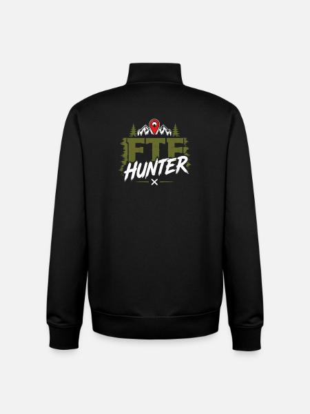FTE Hunter Outdoors - Unisex Organic Zip Sweatshirt by Stanley/Stella - black