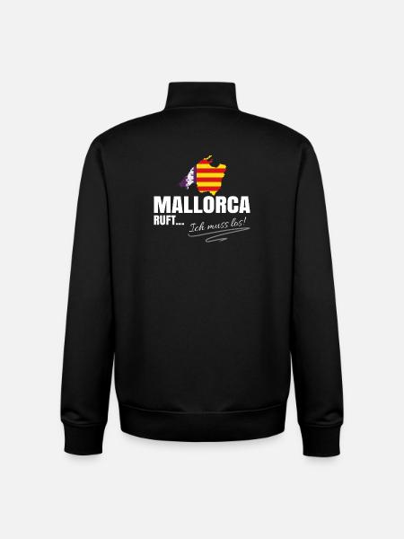 Mallorca Auswandern - Unisex Organic Zip Sweatshirt von Stanley/Stella - Schwarz