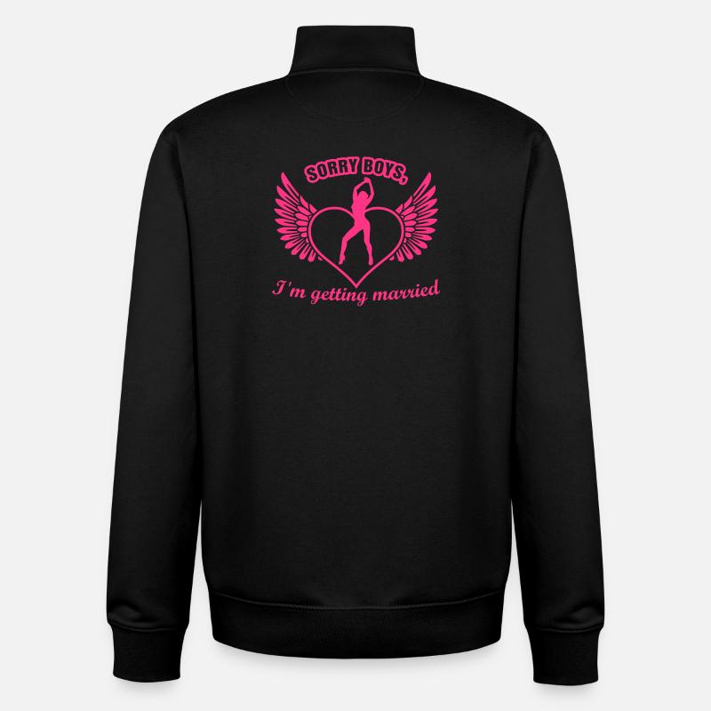 bachelorette party - Unisex Organic Zip Sweatshirt von Stanley/Stella - Schwarz