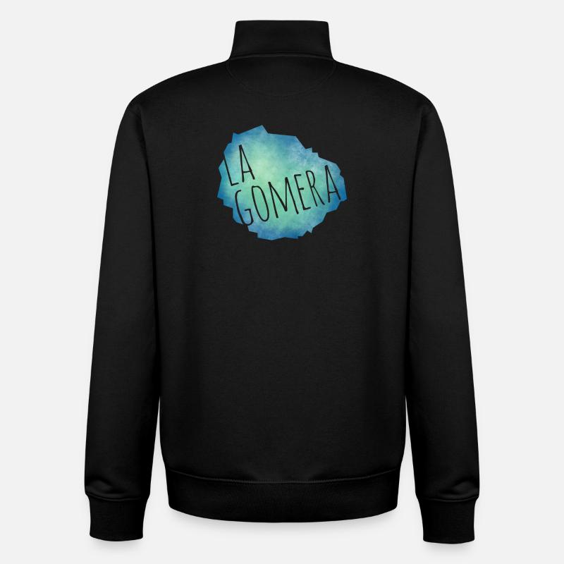 La Gomera - Unisex Organic Zip Sweatshirt von Stanley/Stella - Schwarz