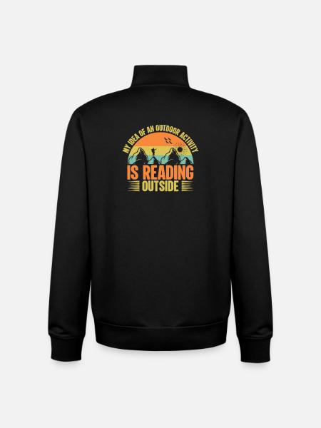 Mountain, Adventurer, Mountain Hiking - Unisex Organic Zip Sweatshirt by Stanley/Stella - black