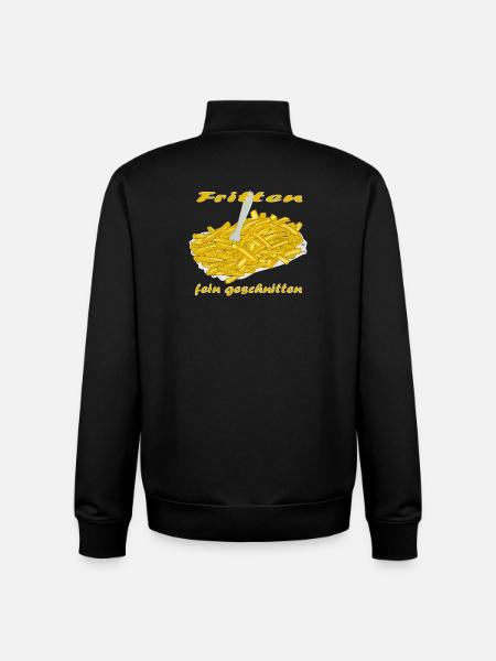 Pommes Frittes - Unisex Organic Zip Sweatshirt von Stanley/Stella - Schwarz