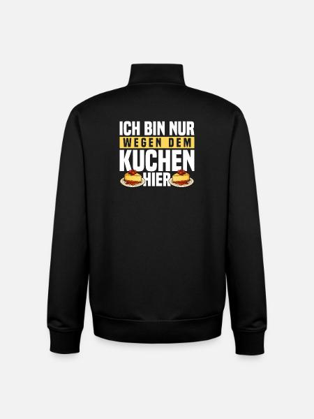 Kuchenliebhaber - Unisex Organic Zip Sweatshirt von Stanley/Stella - Schwarz