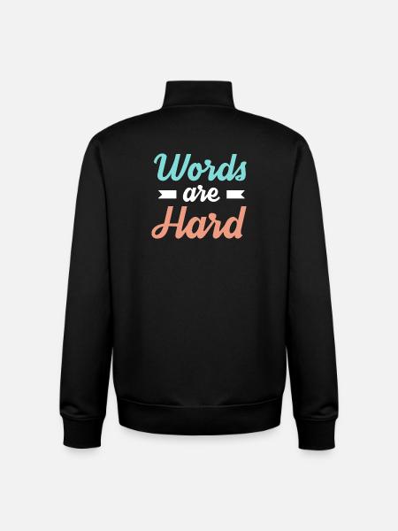 Speech therapist Speech therapist - Unisex Organic Zip Sweatshirt by Stanley/Stella - black