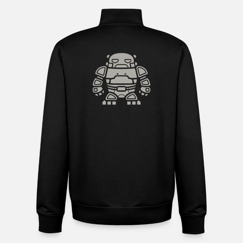 Golem - Unisex Organic Zip Sweatshirt von Stanley/Stella - Schwarz