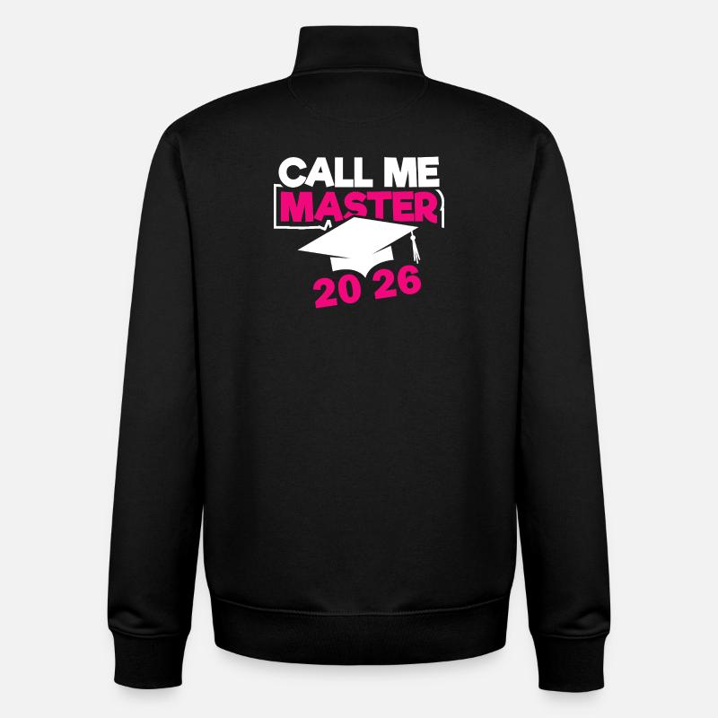 Master 2026 Abschluss Promotion Sponsion - Unisex Organic Zip Sweatshirt von Stanley/Stella - Schwarz