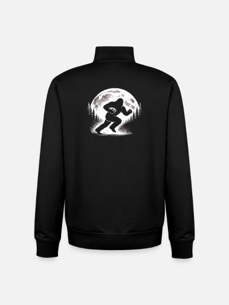 Bigfoot Rugby - Unisex Organic Zip Sweatshirt by Stanley/Stella - black