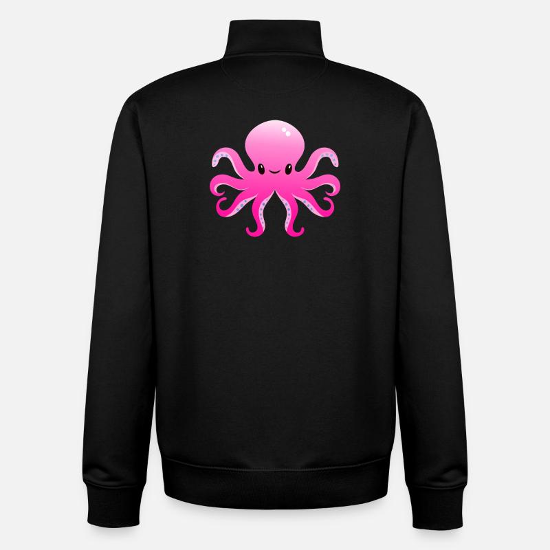 Octopussy - Unisex Organic Zip Sweatshirt von Stanley/Stella - Schwarz