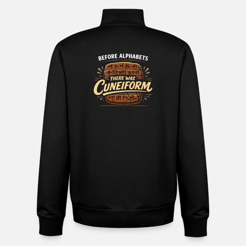 Altes Mesopotamien, Sumerisches - Unisex Organic Zip Sweatshirt von Stanley/Stella - Schwarz