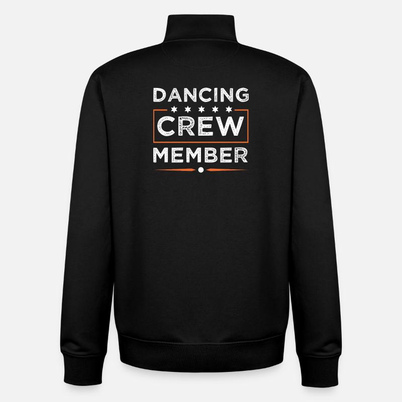 Dancing Crew - Unisex Organic Zip Sweatshirt von Stanley/Stella - Schwarz