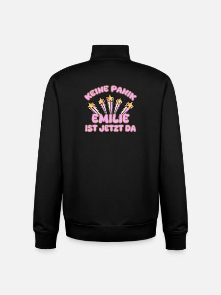 Spruch Emilie - Unisex Organic Zip Sweatshirt von Stanley/Stella - Schwarz