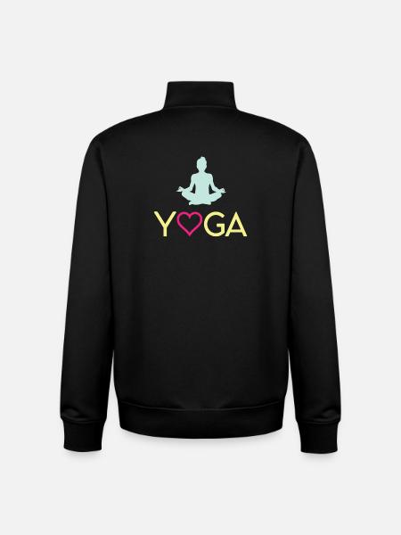 Yoga - Unisex Organic Zip Sweatshirt by Stanley/Stella - black