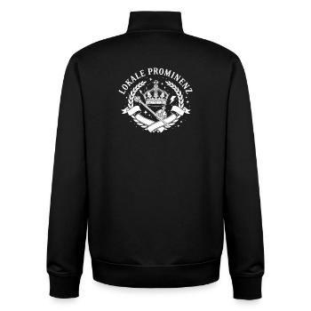 Local celebrities - Unisex Organic Zip Sweatshirt by Stanley/Stella - black - Back - AI Model Male 185 light (185cm)