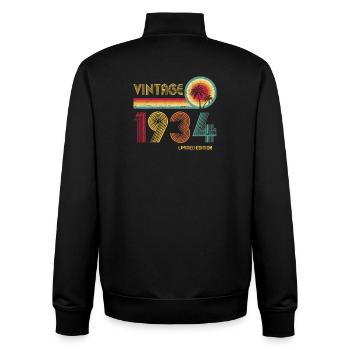 Jahrgang 1993 Circle Palm Edition - Unisex Organic Zip Sweatshirt von Stanley/Stella - Schwarz - Hinten - AI Model Male 185 light (185cm)