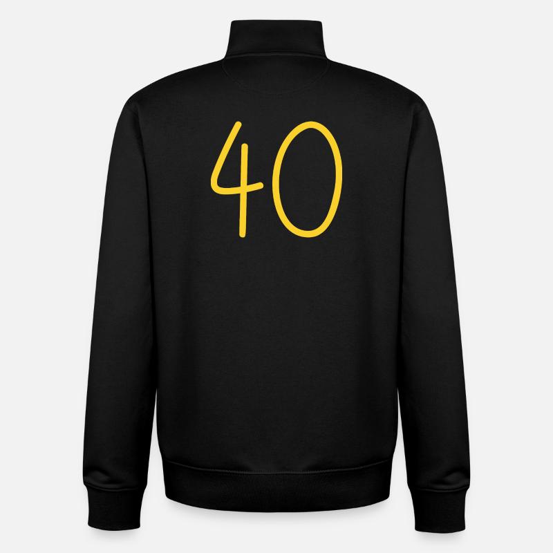 40 - Sweat zippé unisexe en coton bio Stanley/Stella - noir