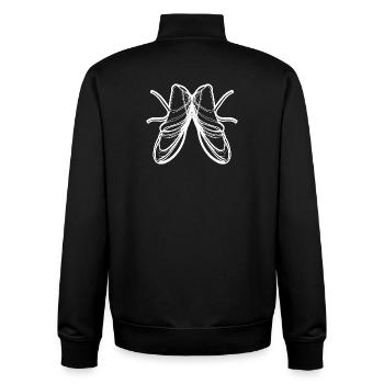 Ballettschuhe Zeichnung - Unisex Organic Zip Sweatshirt von Stanley/Stella - Schwarz - Hinten - AI Model Male 185 light (185cm)