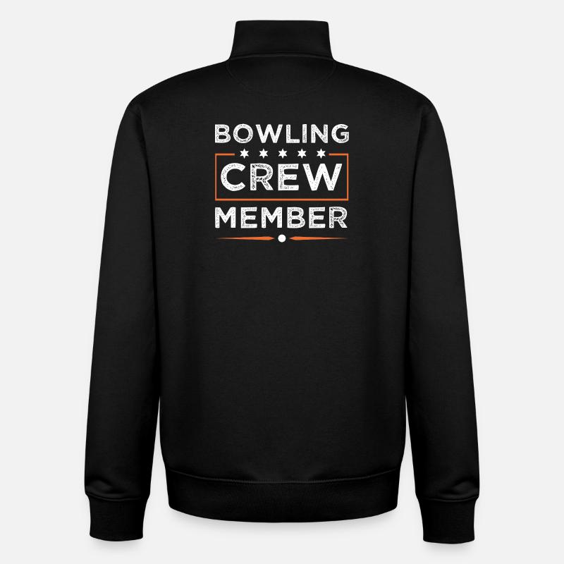 Bowling Crew - Unisex Organic Zip Sweatshirt by Stanley/Stella - black