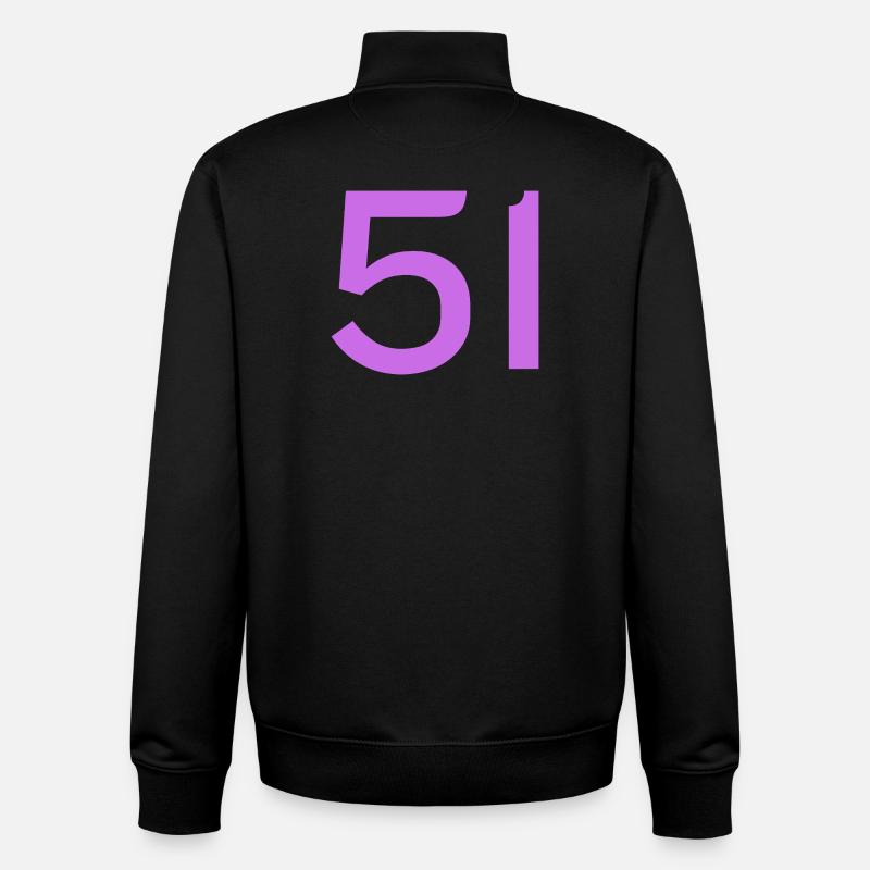 51 - Sweat zippé unisexe en coton bio Stanley/Stella - noir
