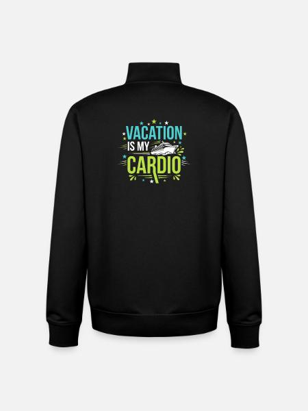 Kreuzfahrt-oma, Oma An Deck, - Unisex Organic Zip Sweatshirt von Stanley/Stella - Schwarz