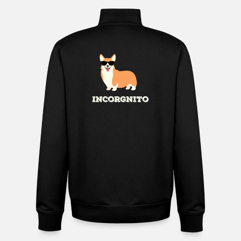 Incorgnito - Unisex Organic Zip Sweatshirt von Stanley/Stella - Schwarz
