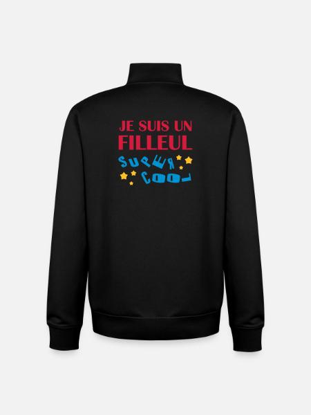 Patin / Pate / Patentochter / Patensohn - Unisex Organic Zip Sweatshirt von Stanley/Stella - Schwarz