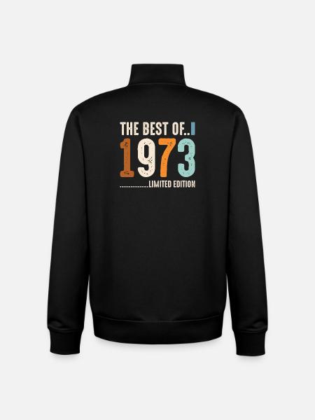 Best Of 1973 Limited Edition - Unisex Organic Zip Sweatshirt von Stanley/Stella - Schwarz