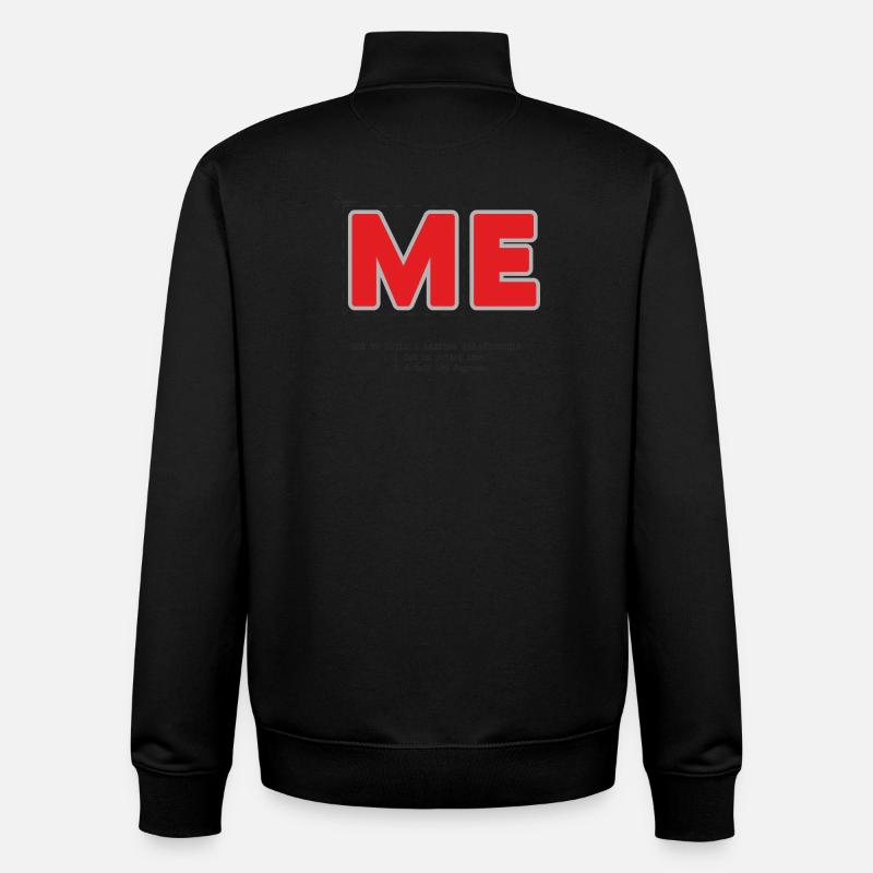 Me - Sweat zippé unisexe en coton bio Stanley/Stella - noir