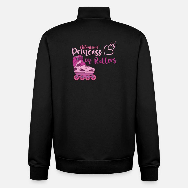 Inline Skates Rollerblades - Unisex Organic Zip Sweatshirt von Stanley/Stella - Schwarz