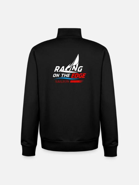 Sailboat Race - Unisex Organic Zip Sweatshirt by Stanley/Stella - black