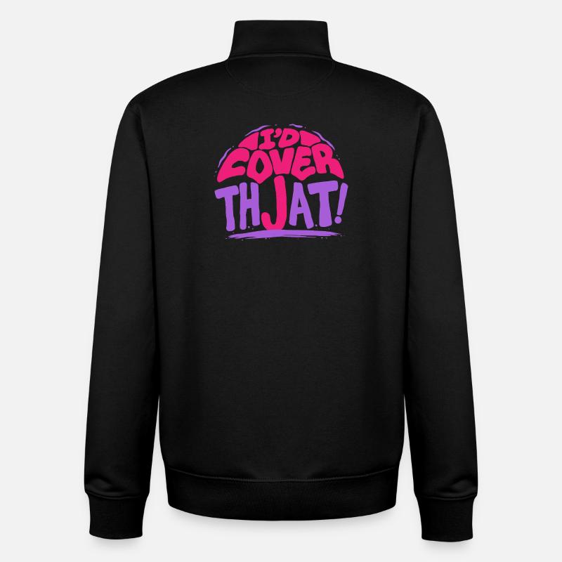 Versicherungskaufmann I'd Cover That - Unisex Organic Zip Sweatshirt von Stanley/Stella - Schwarz