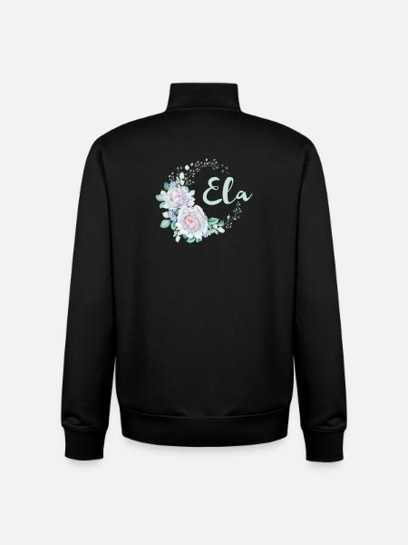 For Ela - Unisex Organic Zip Sweatshirt by Stanley/Stella - black