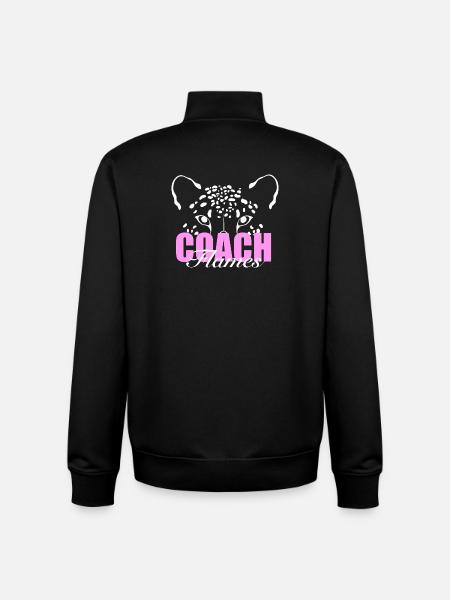 Flames Coaches T-Shirt - Unisex Organic Zip Sweatshirt by Stanley/Stella - black