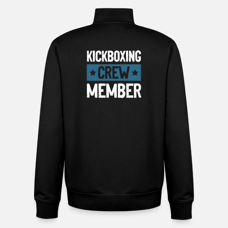 Kickboxing Crew - Unisex Organic Zip Sweatshirt von Stanley/Stella - Schwarz