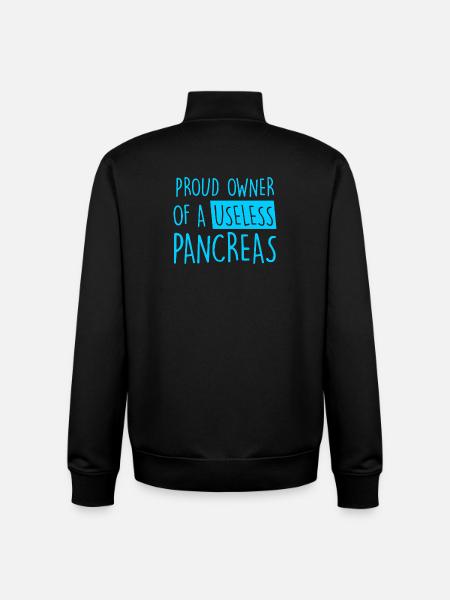 Diabetes-T-Shirts - Unisex Organic Zip Sweatshirt von Stanley/Stella - Schwarz