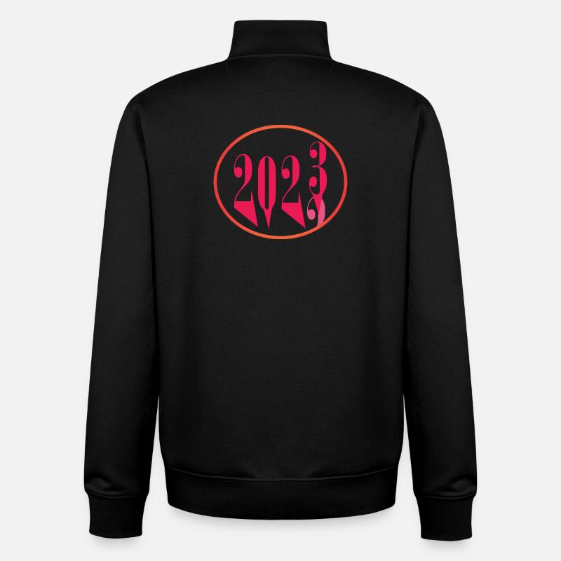 2022 2023 - Unisex Organic Zip Sweatshirt von Stanley/Stella - Schwarz