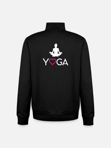 Yoga - Unisex Organic Zip Sweatshirt by Stanley/Stella - black