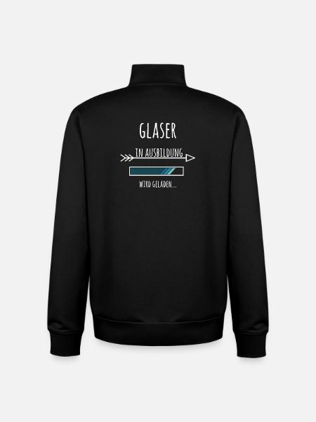 Glaser Ausbildung Beruf Geschenk - Unisex Organic Zip Sweatshirt von Stanley/Stella - Schwarz