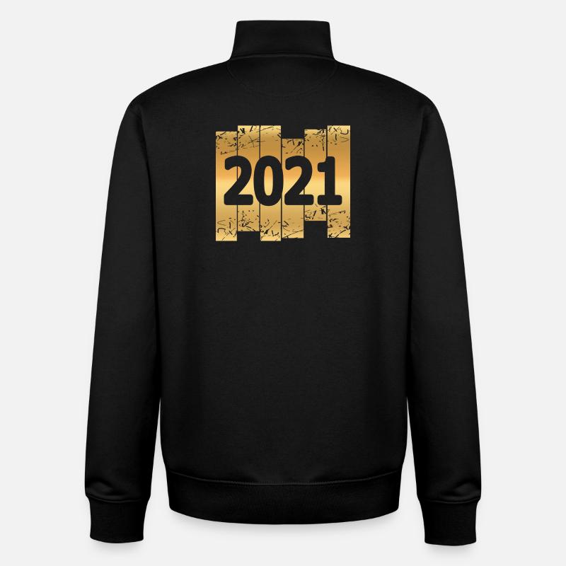 2021 - Sweat zippé unisexe en coton bio Stanley/Stella - noir